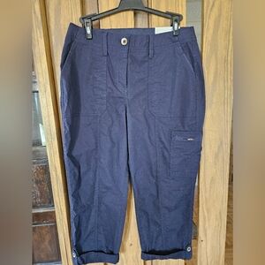 Chico's Navy Cargo Pants Sz 00